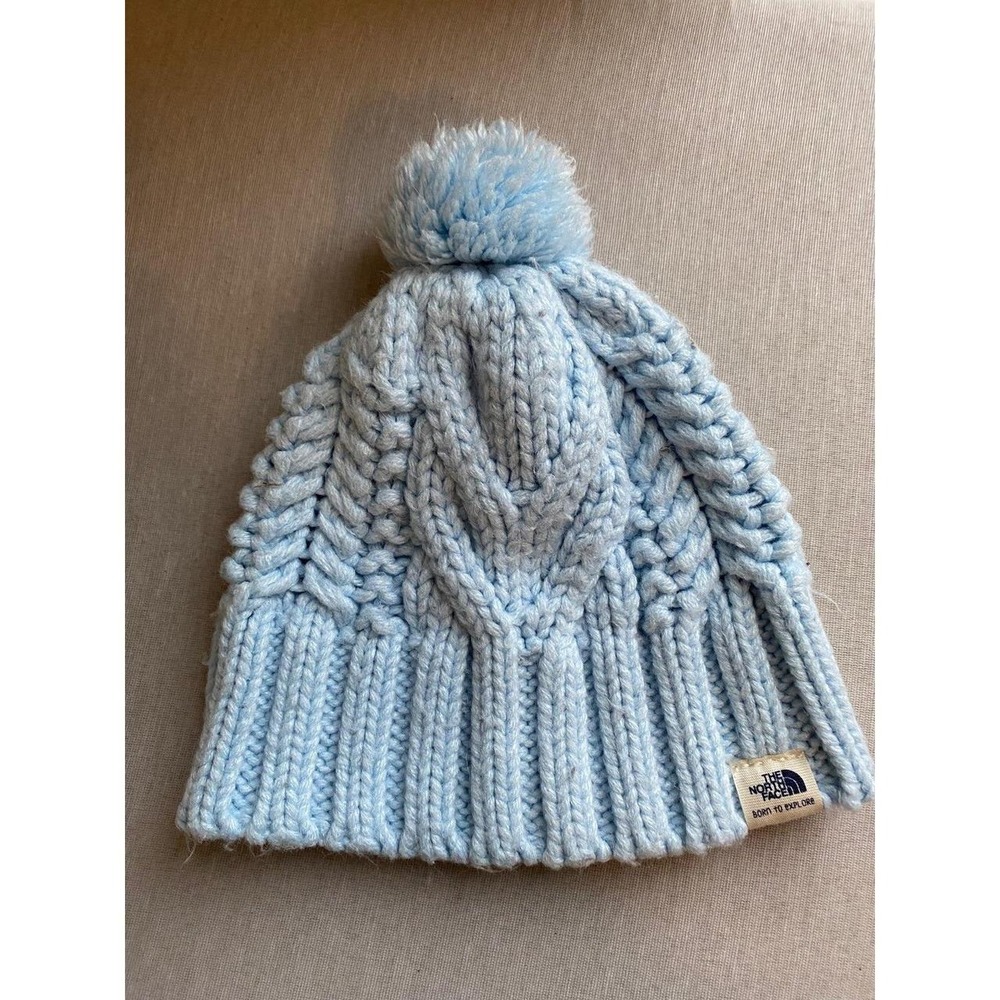 The North Face Infant Beanie Blue Winter Hat Kids s1